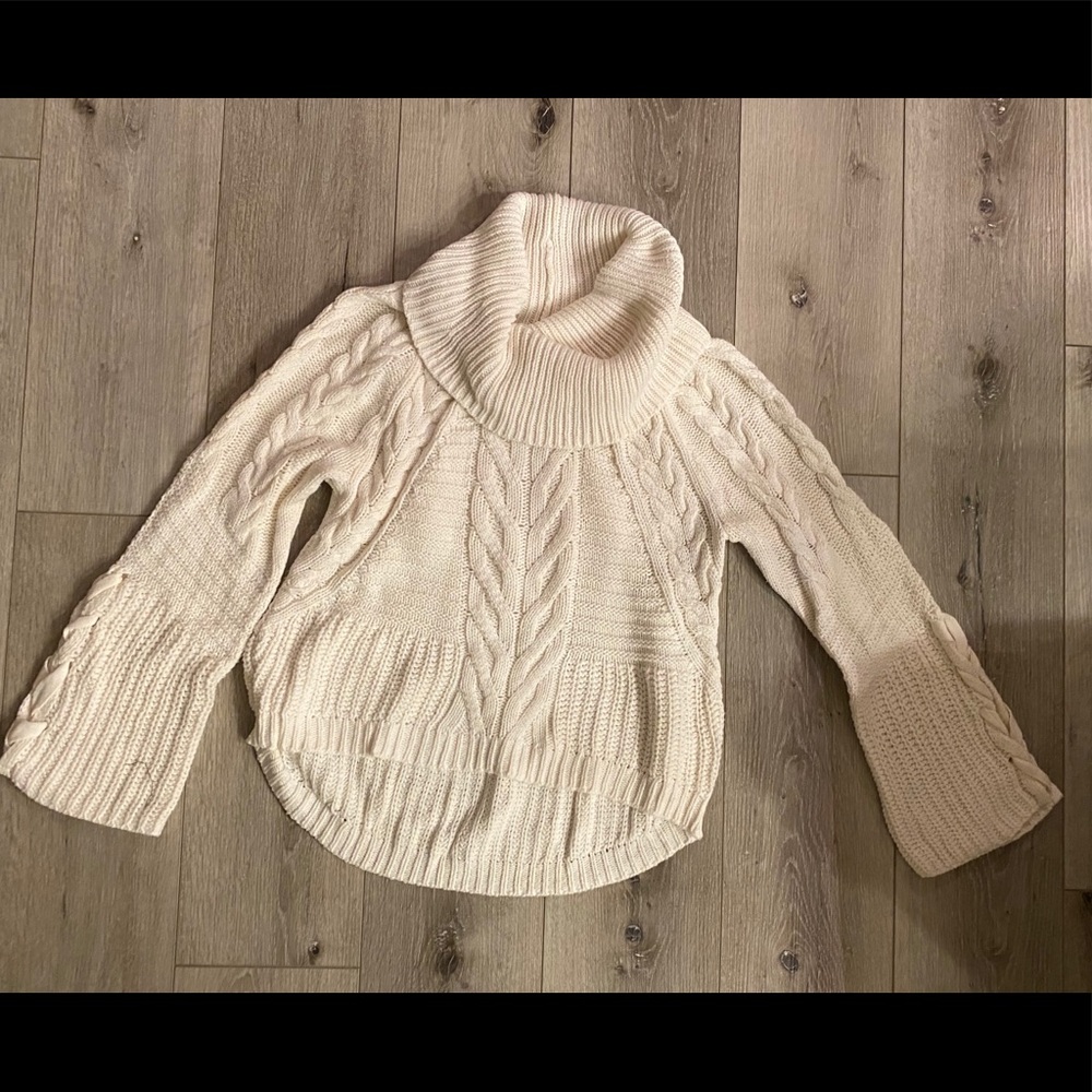 Cowel/off shoulder sweater